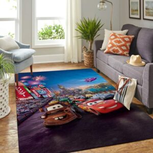 Cars disney Movie Living Room Area Rug