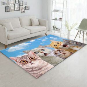 Cat Rug Custom Size And Printing