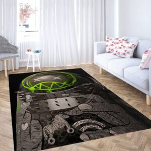 Chaos Watch Dog Living Room Modern Carpet Rug