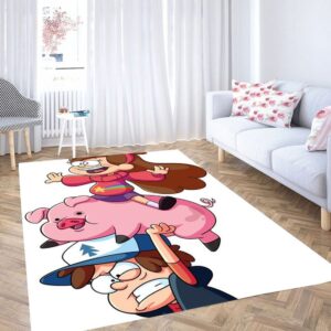 Character Gravity Falls Living Room Modern Carpet Rug