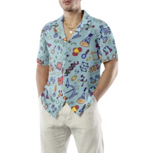 Chemistry Teacher Pattern Hawaiian Shirt 5