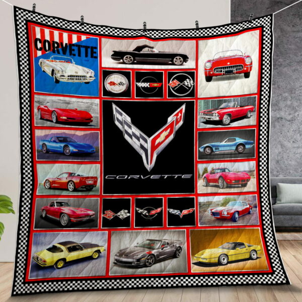 Chevrolet Corvette Quilt Gift For Fans Christmas Black Friday