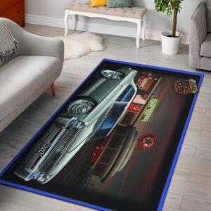 Chevy Nova Route Area Rug