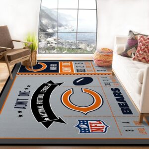 Chicago Bears Bedroom Rug