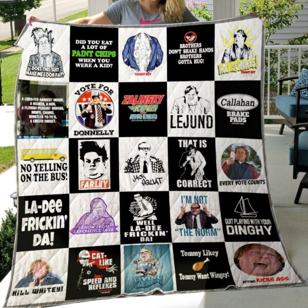 Chris Farley Quilt Gift For Fans Birthdays