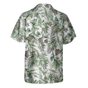 Christmas Aesthetic Watercolor Hawaiian Shirt Pine Tree Pattern Christmas Shirt Best Gift For Christmas 2