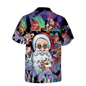 Christmas Hippie Santa Claus Hawaiian Shirt Santa Christmas Shirt Best Gift For Christmas 2