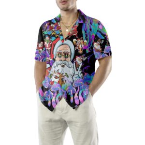 Christmas Hippie Santa Claus Hawaiian Shirt Santa Christmas Shirt Best Gift For Christmas 5