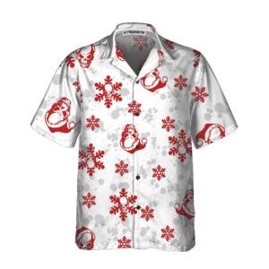 Christmas Snow And Skull Hawaiian Shirt Christmas Skull Shirt Best Gift For Christmas 3
