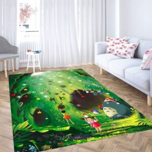 Christmas Totoro Living Room Modern Carpet Rug