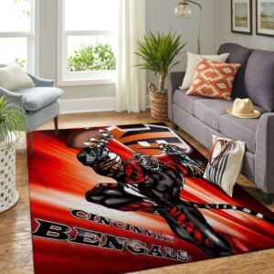 Cincinnati Bengals Living Room Area Rug