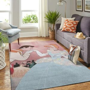 Cinderella amp Prince Living Room Area Rug