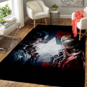 Civil War Marvel Bedroom Rug