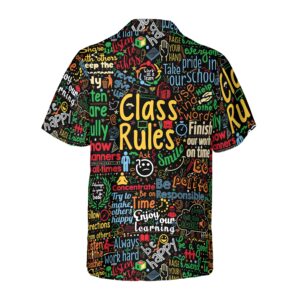 Class Rules Teacher Hawaiian Shirt Teacher Shirt for Men And Women Best Gift For Teacher 2