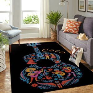 Coco Disney Movie Living Room Area Rug