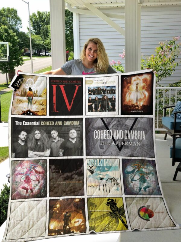 Coheed And Cambria Albums Quilt Gift Ideas For Fans on Christmas