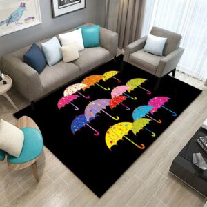 Colorful Umbrella Limited Edition Rug