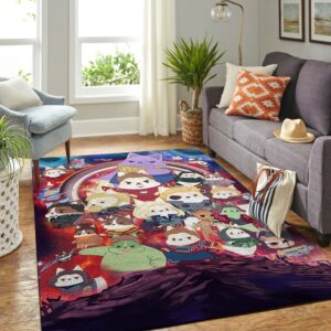 Corgi Avengers Area Rug Custom Size And Printing