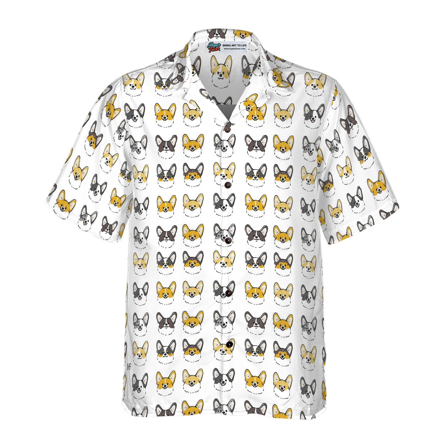 Corgis In Different Colors Corgi Hawaiian Shirt Best Dog Shirt For Men And Women 3