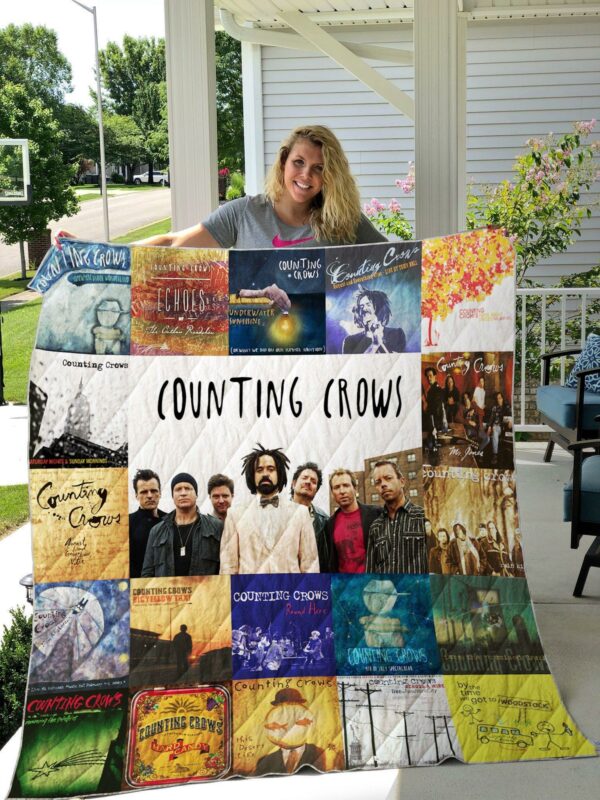 Counting Crows Quilt Gift For Christmas Black Friday Thanksgiving