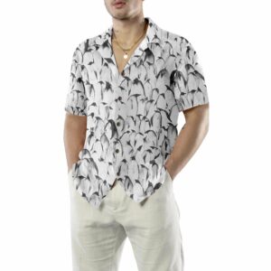 Crowd Penguin Seamless Pattern Penguin Hawaiian Shirt Cool Penguin Shirt For Men Penguin Themed Gift Idea 5