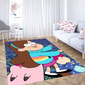 Cute Mabel Gravity Falls Living Room Modern Carpet Rug