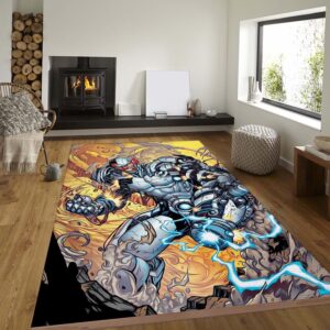 Cyborg Battle Rug Custom Size And Printing