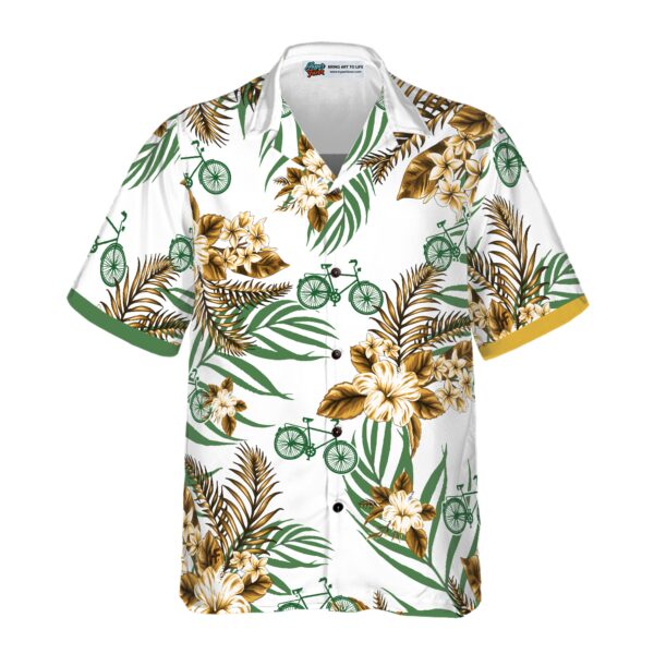 Cycling Tropical Custom Hawaiian Shirt 4