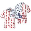 Dachshund American Flag Hawaiian Shirt 1