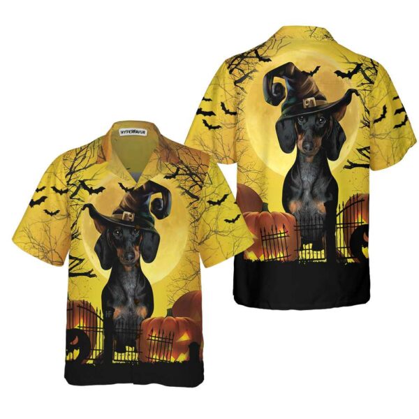 Dachshund Is Never Too Old For Halloween Hawaiian Shirt Spooky Halloween Shirt For Men And Women 3