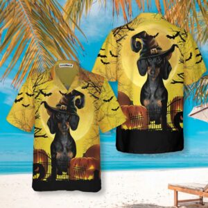 Dachshund Is Never Too Old For Halloween Hawaiian Shirt Spooky Halloween Shirt For Men And Women 4