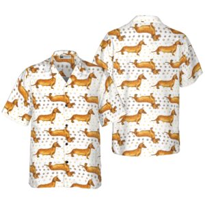 Dachshund Lovers Shirt For Men Hawaiian Shirt 4