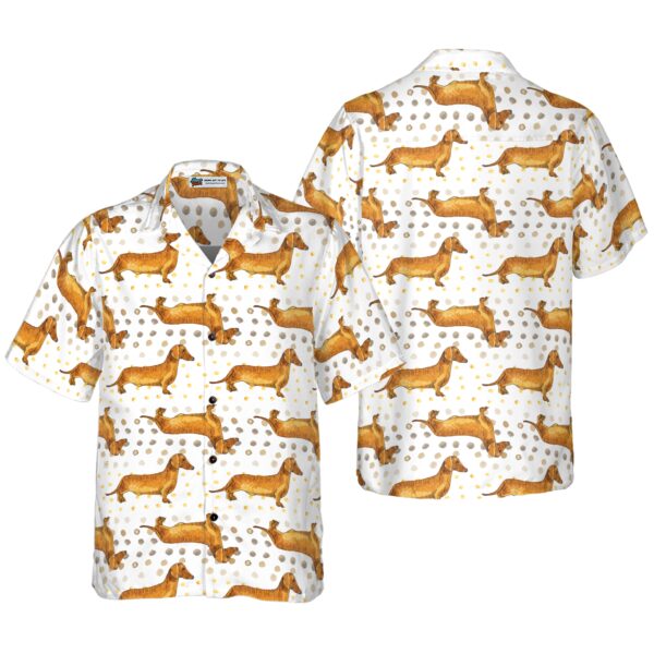 Dachshund Lovers Shirt For Men Hawaiian Shirt 4