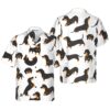Dachshund Pattern Hawaiian Shirt 1