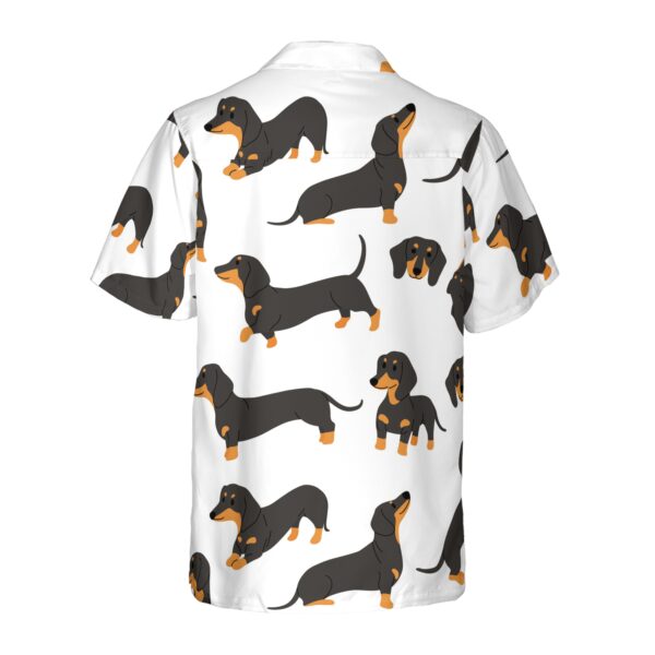 Dachshund Pattern Hawaiian Shirt 2
