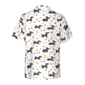 Dachshund Seamless Pattern Adorable Pets Hawaiian Shirt 2