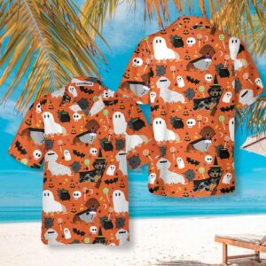 Dachshunds On Halloween Hawaiian Shirt Spooky Dachshund Shirt Funny Halloween Shirt For Men And Women 4