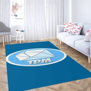Dantdm Living Room Modern Carpet Rug