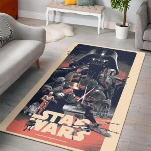 Darth Vader8217s Lightsaber Star Wars Rug 8211 Custom Size And Printing
