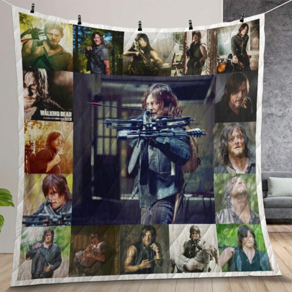 Daryl Dixon The Walking Dead Show Quilt Gift For Christmas Birthday Thanksgiving