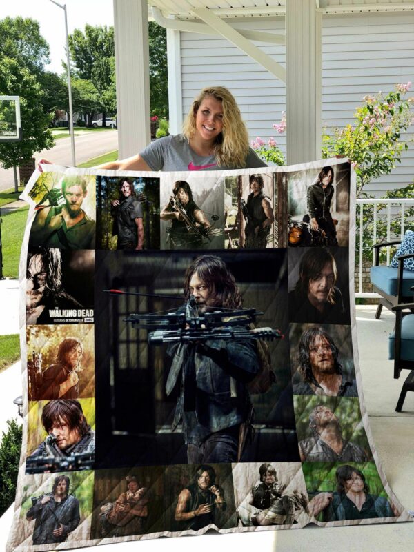 Daryl Dixon The Walking Dead Show Quilt Gift For Fans Christmas Black Friday Black Friday