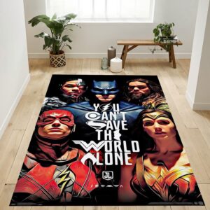 Dc Comics Movie Rug