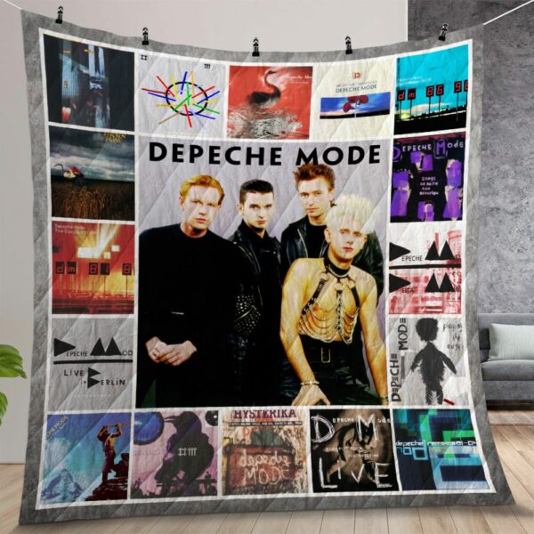 Depeche Mode Albums Cover Poster Quilt Gift For Christmas Birthday Thanksgiving Version 2