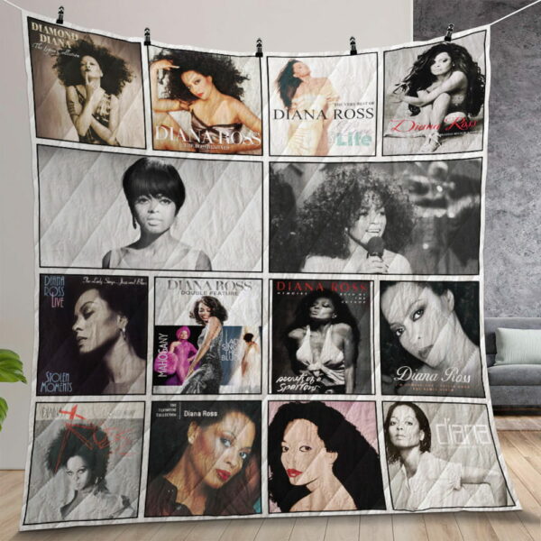 Diana Ross 2 Quilt Gift For Christmas Birthday Thanksgiving