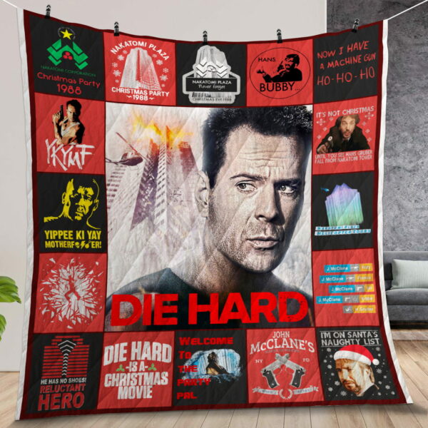 Die Hard 1988 Quilt Gift For Family On Christmas Black Friday