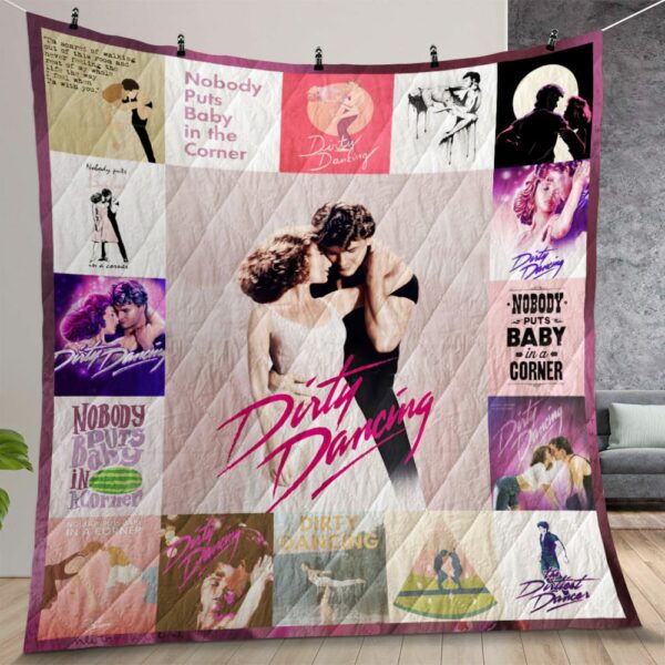 Dirty Dancing Poster Quilt Gift For Christmas Birthday Thanksgiving