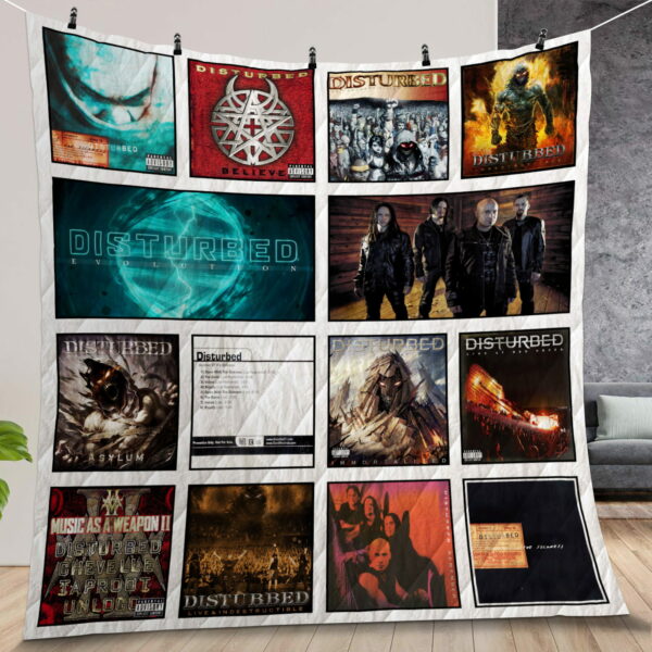 Disturbed Album Covers Quilt Gift Ideas For Fans
