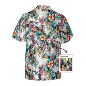 Dog With Tropical Flowers Custom Hawaiian Shirt 3