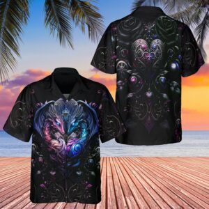 Dragon The Love Flower Hawaiian Shirt 4