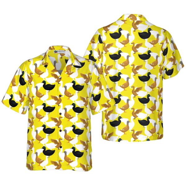 Ducks On The Farm Hawaiian Shirt 1